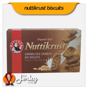 Bakers NuttiKrust Caramelised Crunchy Oat Biscuits front view