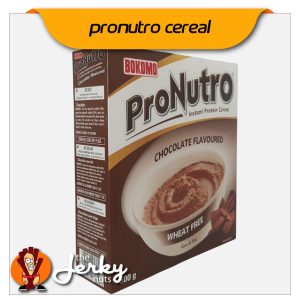 ProNutro Chocolate Flavoured Instant Cereal box angled image