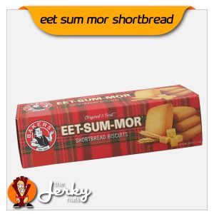 Bakers Eet-Sum-Mor 200g box with iconic red tartan design and golden biscuits