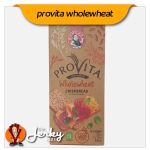 Bakers Provita Wholewheat Crispbread 250g box with low GI and Feel Good Food badges