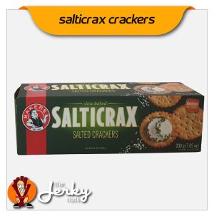Bakers Salticrax 200g pack featuring crisp crackers