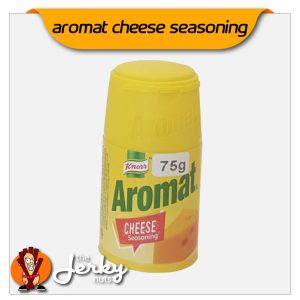 Image of Knorr Aromat Cheese Seasoning 75g shaker with yellow and red label