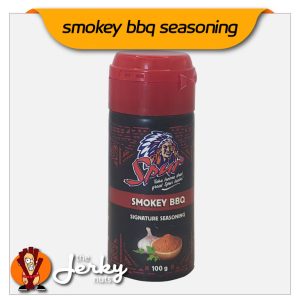 Spur Smokey BBQ Seasoning bottle, 100g – iconic red and black design with logo
