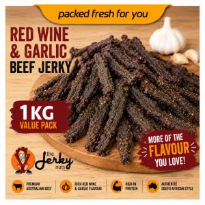 Red Wine & Garlic Beef Jerky 1kg