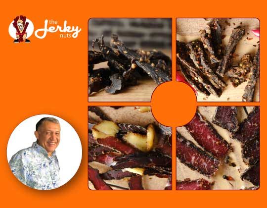 About us here at The Jerky Nuts image of jerky and biltong